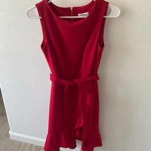 Red flirty Calvin Klein Dress
